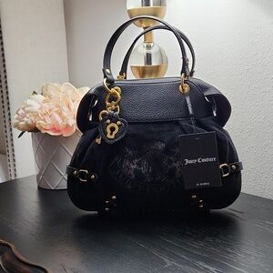 NWT Juicy Couture Scottie Dog Medium Double Handle